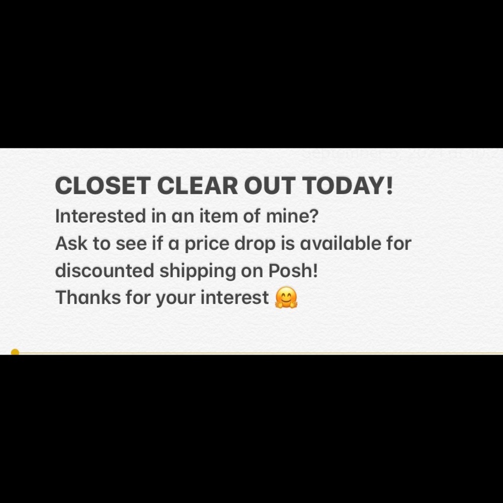 Closet Clear Out